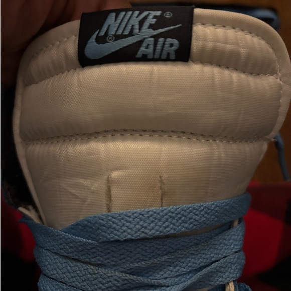 Nike Air High Top Jordan’s with Blue and Black Laces - Picture 10 of 10